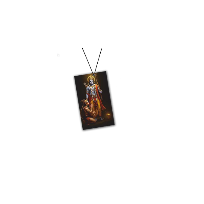 ShopTwiz Ram Ji Sacred Nameplate Car Hanging Decorative - Image 2