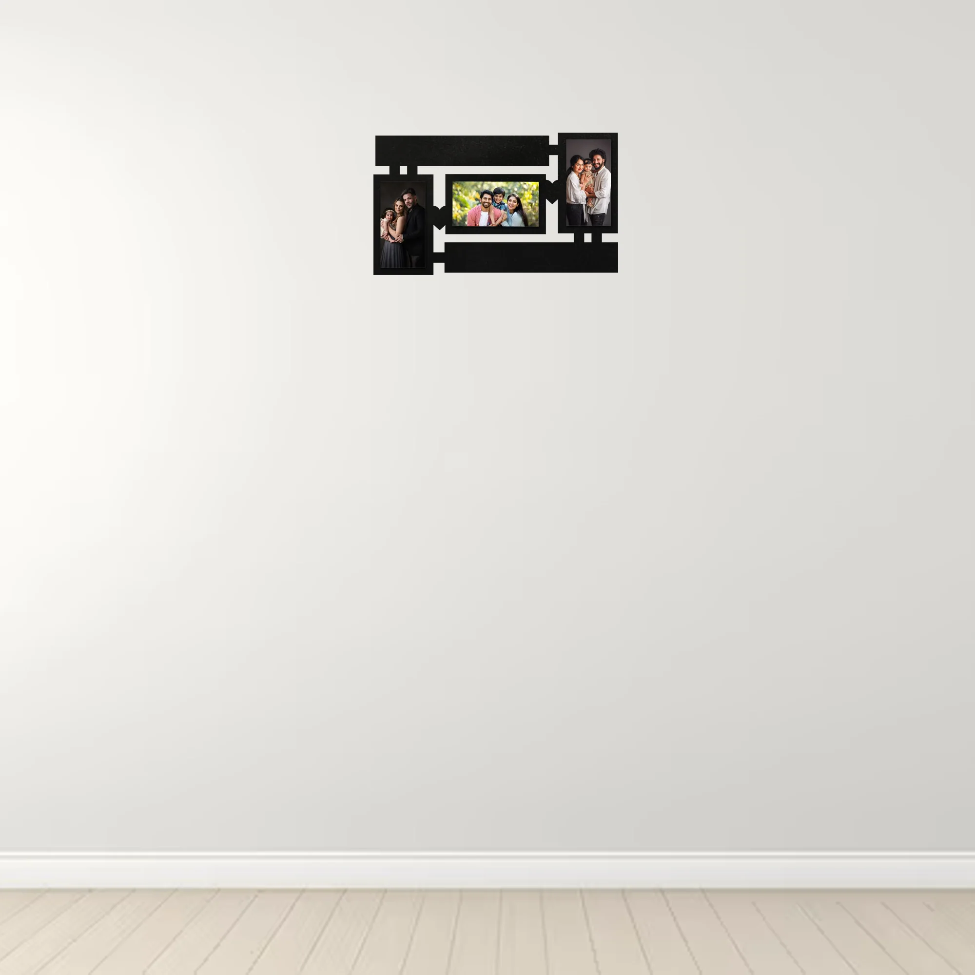 ShopTwiz Rectangle Beautiful Collage Photo Frame with 3 photos ( Customizable ) - Image 2