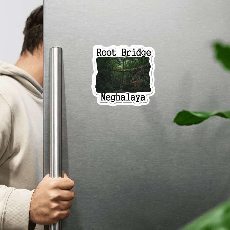 ShopTwiz Root Bridge 2 (Meghalaya) Awesome City Lovely Door Magnets And Fridge Magnet - Image 2
