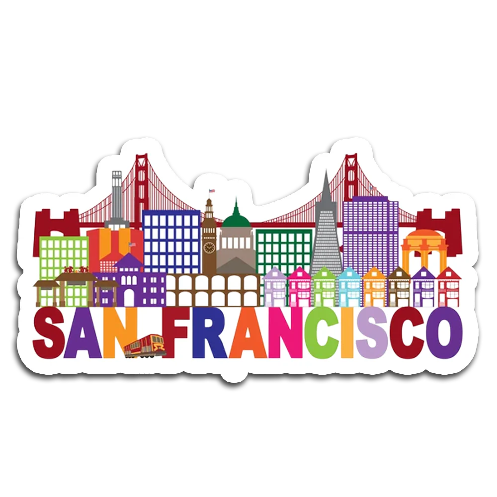 ShopTwiz San Francisco Door Magnets And City Fridge Magnet