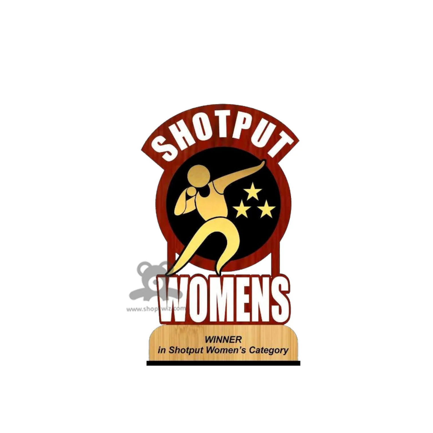 ShopTwiz Shot Put Women’s Trophy - Image 2