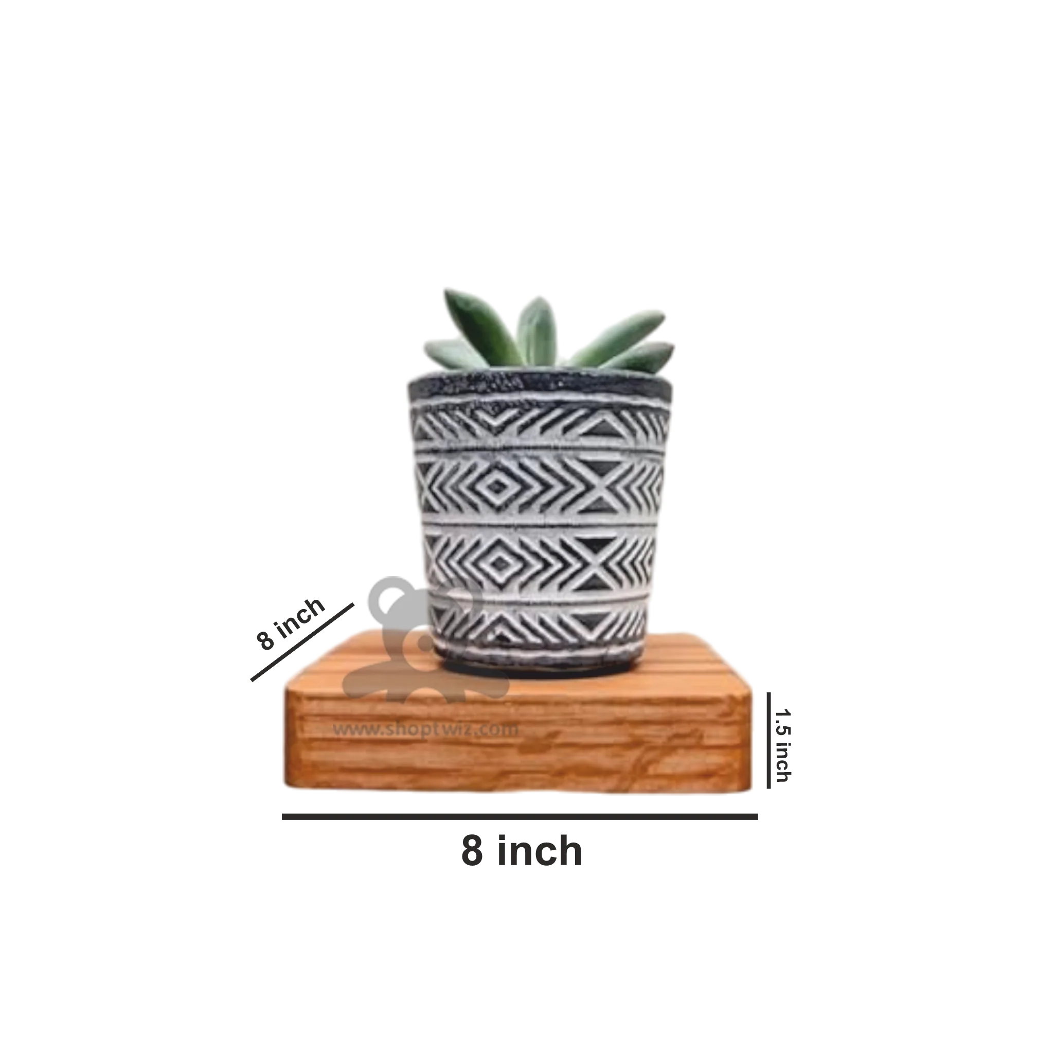 ShopTwiz Simple Flower Pot Stand - Image 3