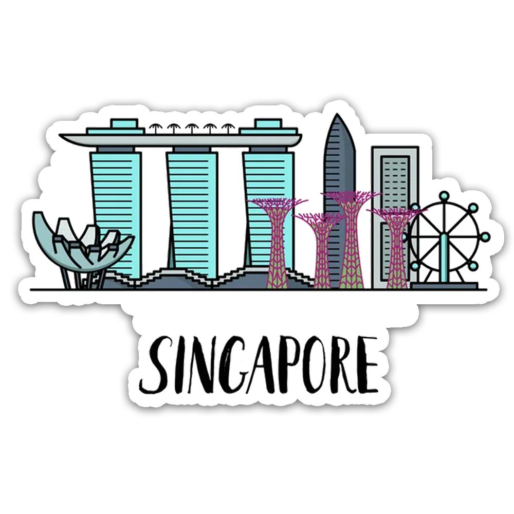 ShopTwiz Singapore Beauty City Fridge Magnet and Door Magnets
