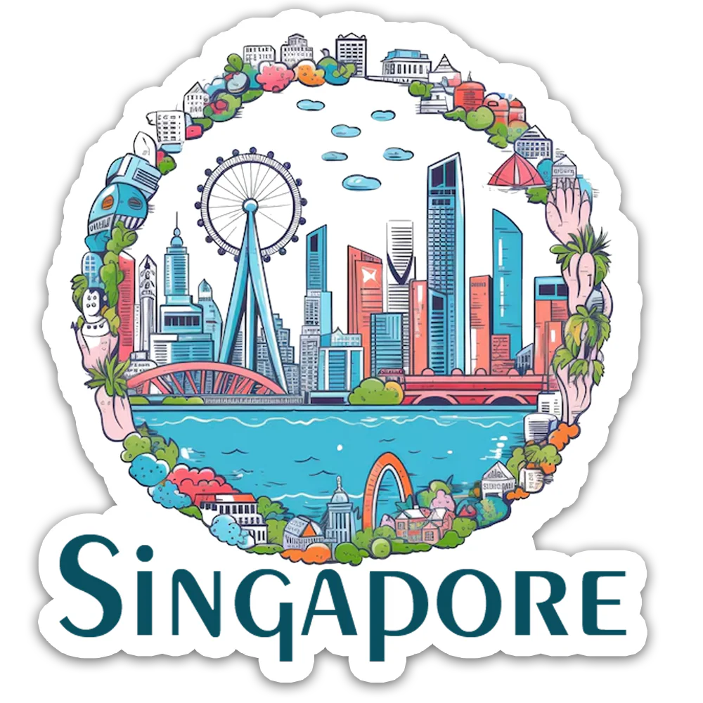 ShopTwiz Singapore Beauty City Fridge Magnet and Door Magnets