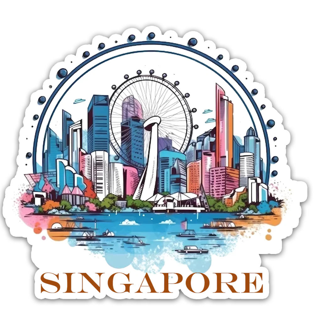 ShopTwiz Singapore Beauty City Fridge Magnet and Door Magnets