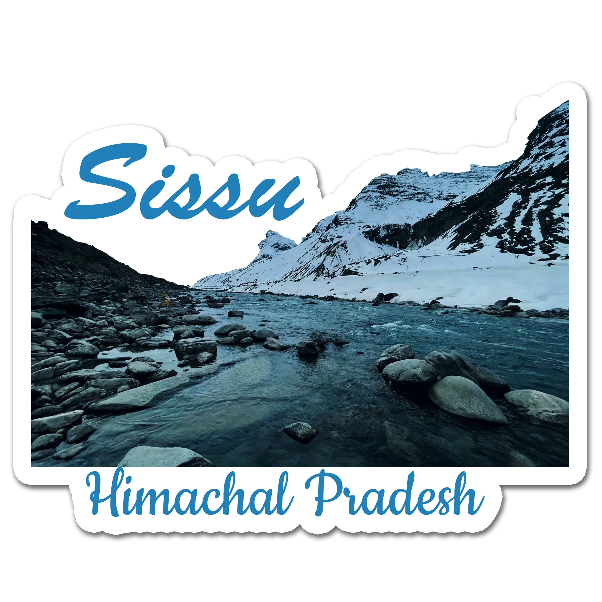 ShopTwiz Sissu 2 (Himachal Pradesh) Awesome City Lovely Door Magnets And Fridge Magnet