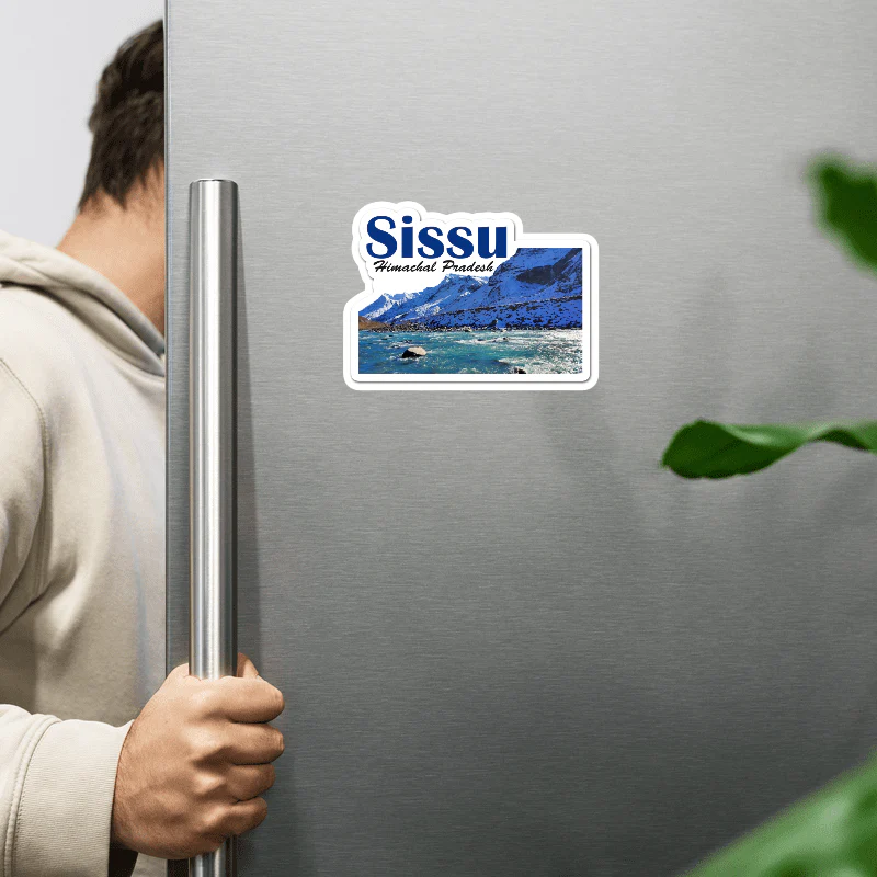 ShopTwiz Sissu (Himachal Pradesh) Awesome City Lovely Door Magnets And Fridge Magnet - Image 2