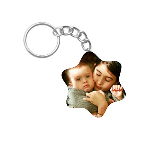 ShopTwiz Sister Love Brother Printed Wooden (Hexagon) Keyring