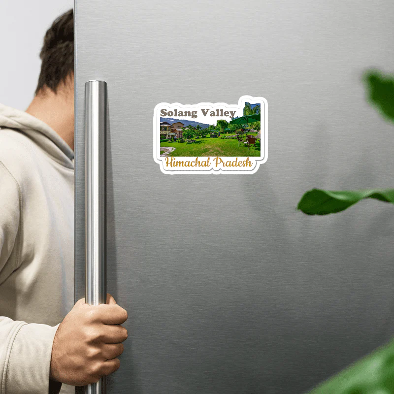 ShopTwiz Solang Valley 2 (Himachal Pradesh) Awesome City Lovely Door Magnets And Fridge Magnet - Image 2