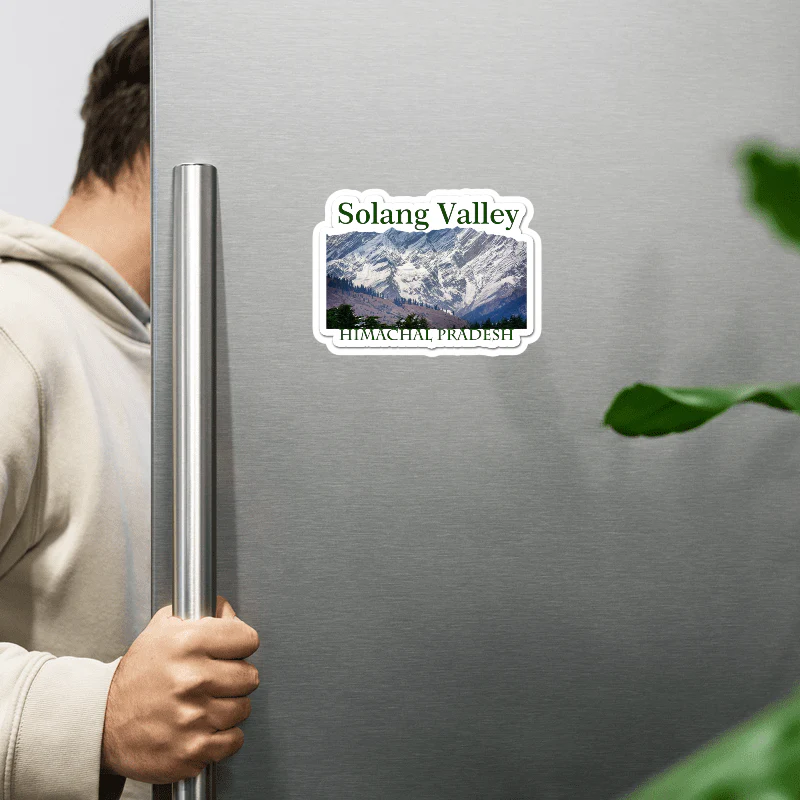 ShopTwiz Solang Valley (Himachal Pradesh) Awesome City Lovely Door Magnets And Fridge Magnet - Image 2