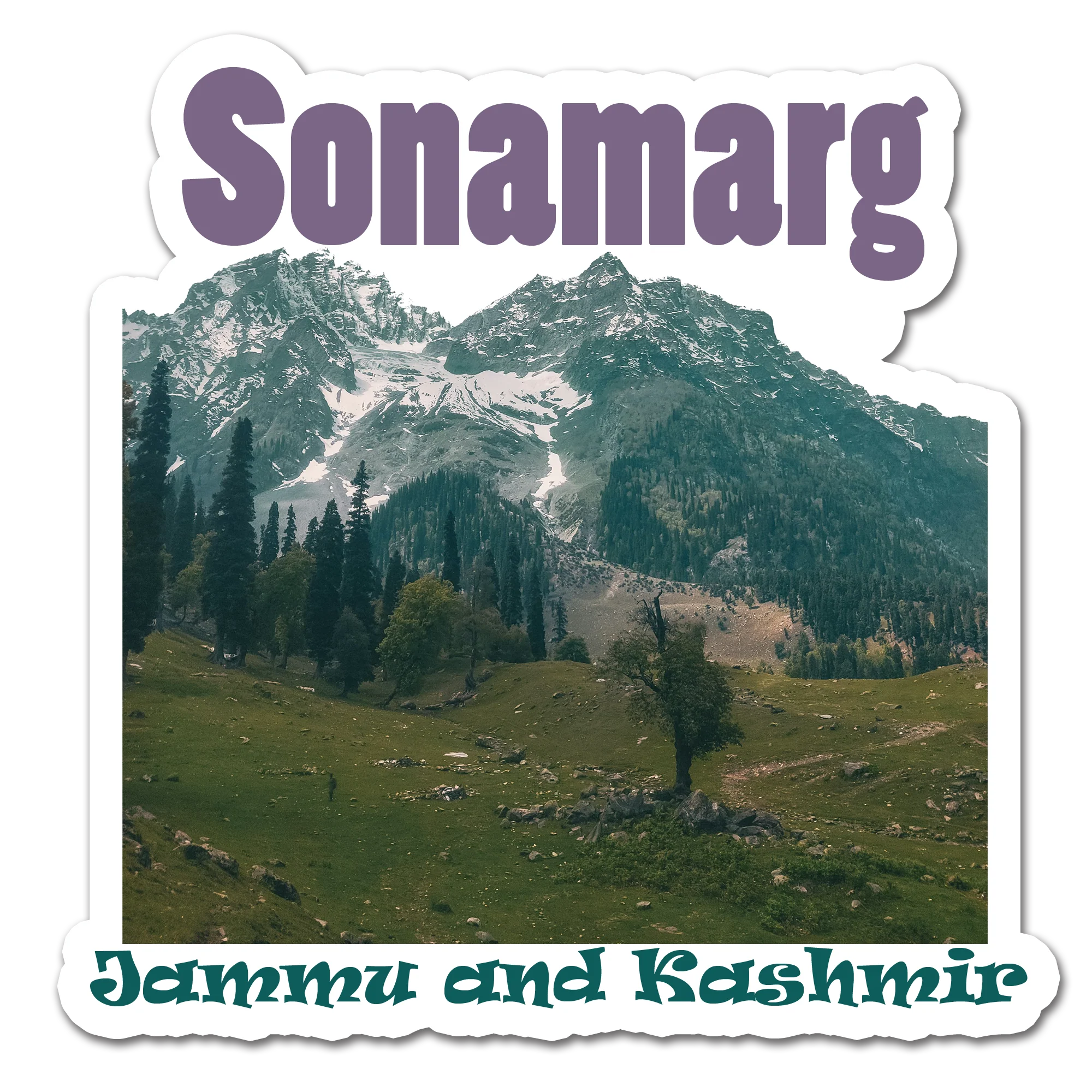 ShopTwiz Sonamarg 3 (Jammu and Kashmir) Awesome City Lovely Door Magnets And Fridge Magnet