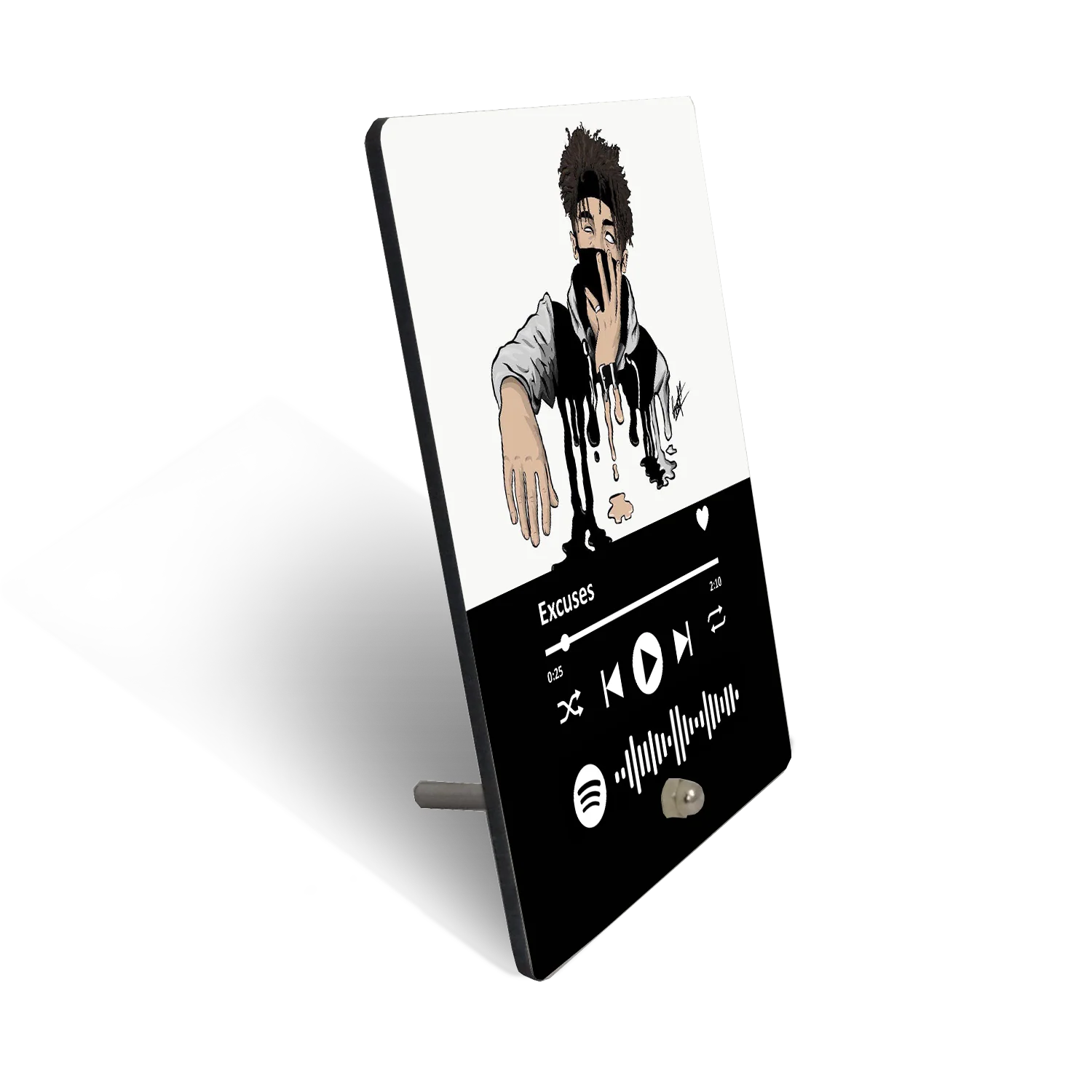 ShopTwiz Spotify Music Excuses Photo Stand (Scan Code to Dedicate Song) - Image 3