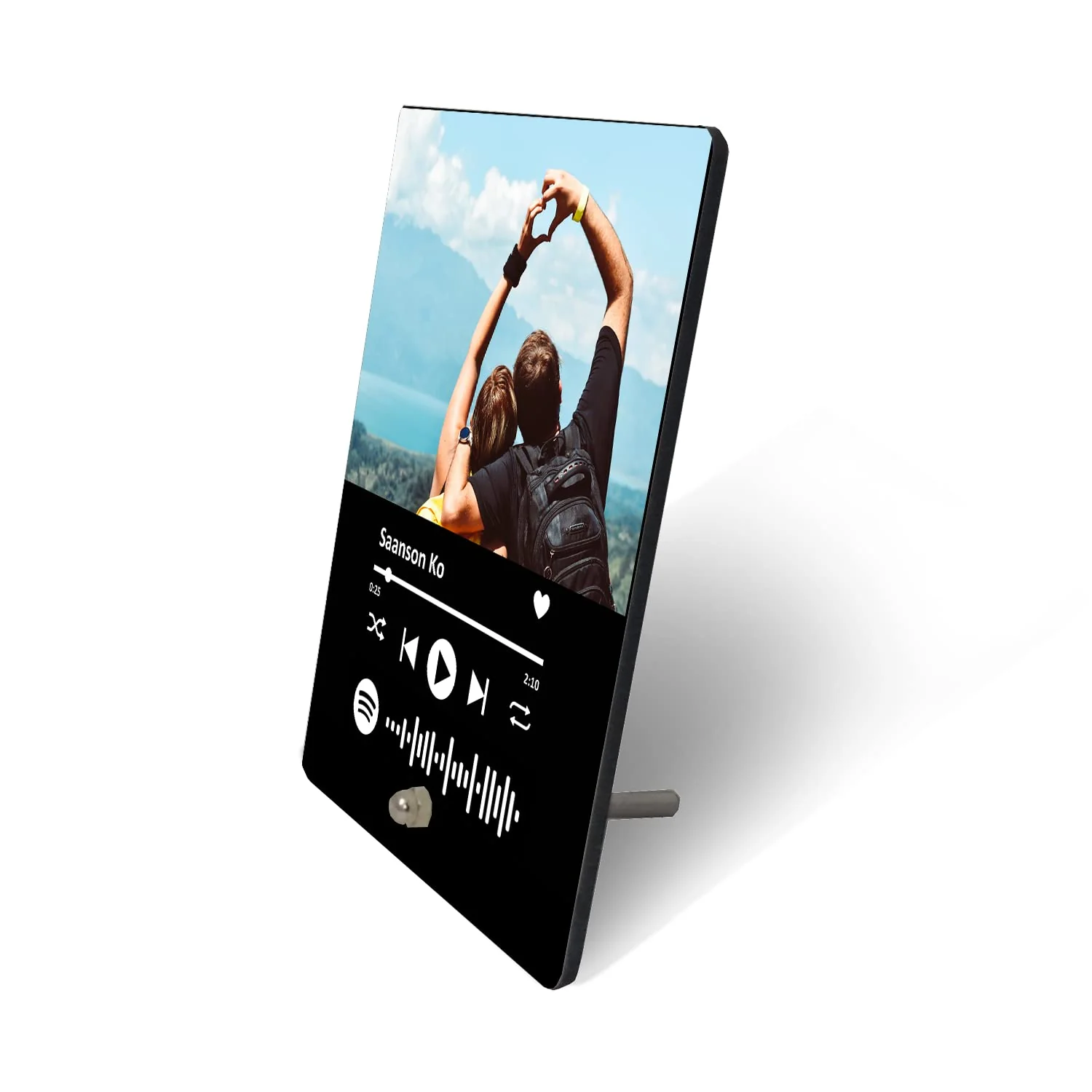ShopTwiz Spotify Music Saanson Ko Photo Stand (Scan Code to Dedicate Song) - Image 2