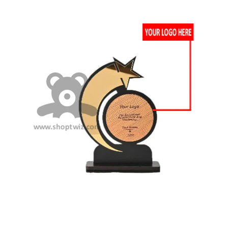ShopTwiz  Star Trophy with Customized Logo - Image 2