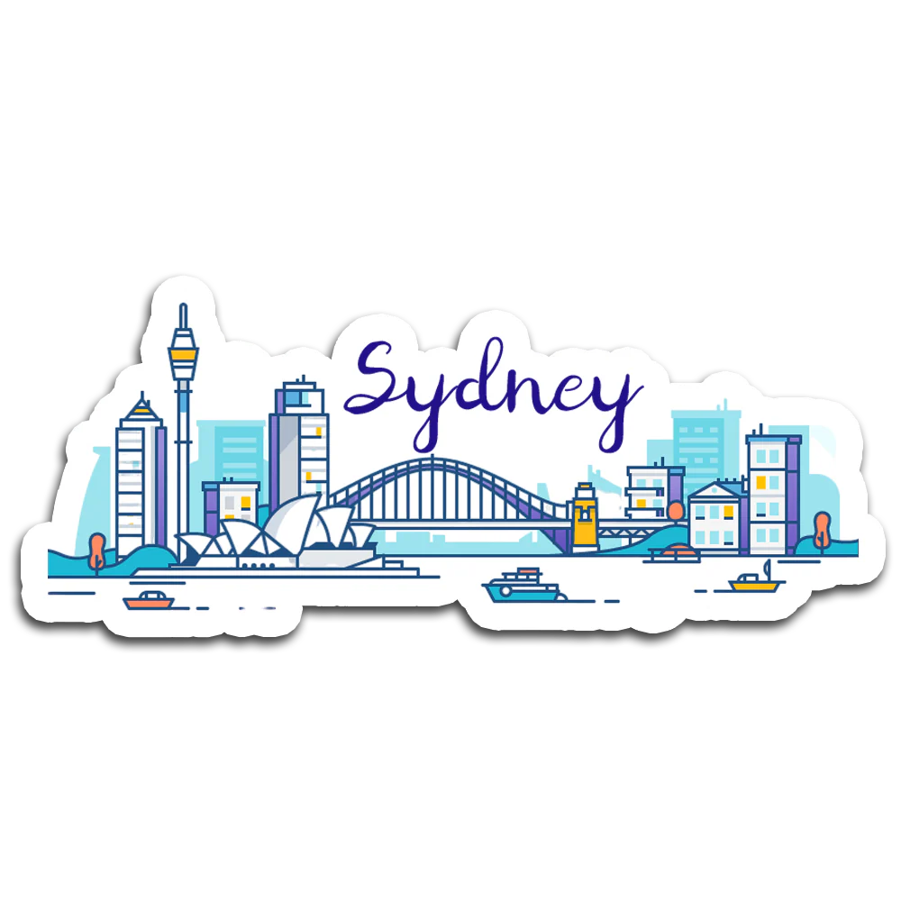 ShopTwiz Sydney Travel City  Fridge Magnet And  Beauty Door Magnets