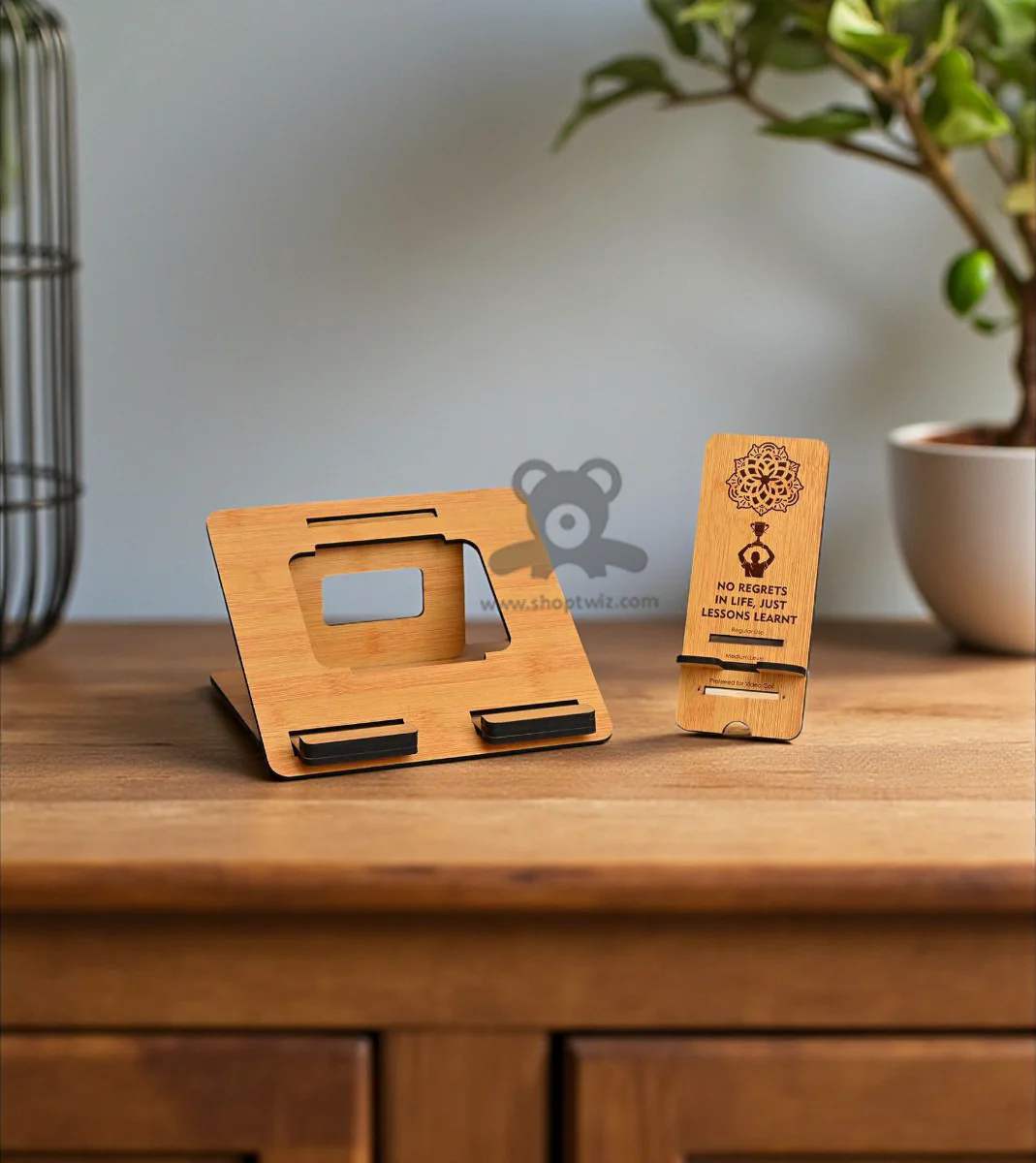ShopTwiz Tab and Mobile Stand Customized Logo