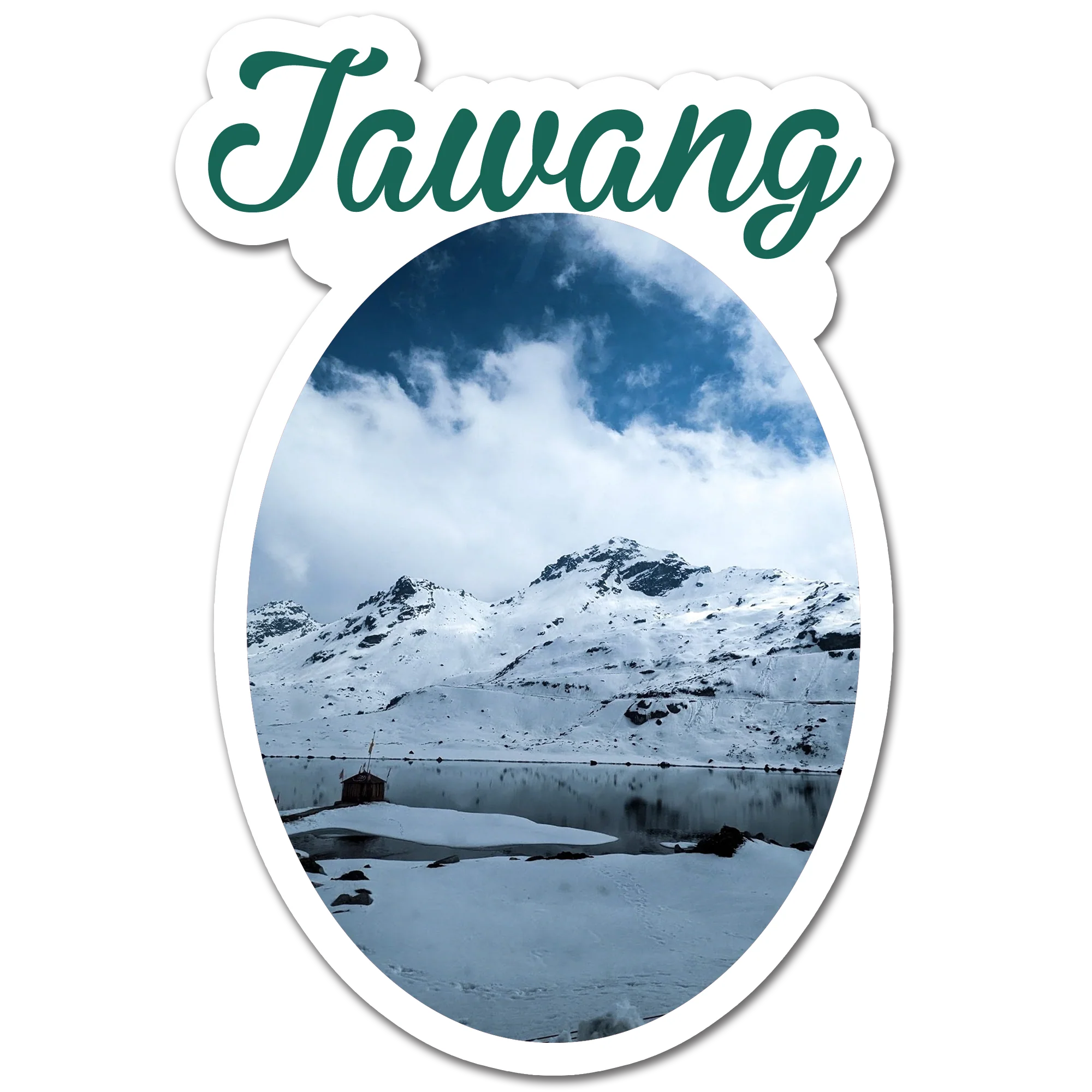 ShopTwiz Tawang (Arunachal Pradesh) Awesome City Lovely Door Magnets And Fridge Magnet