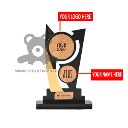 ShopTwiz Trophy with Customized Logo and Text - Image 2
