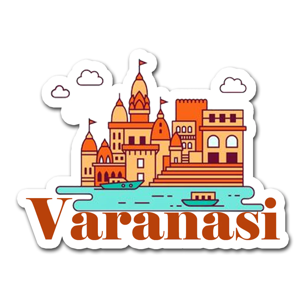 ShopTwiz Varanasi Awesome City Lovely Door Magnets And Fridge Magnet