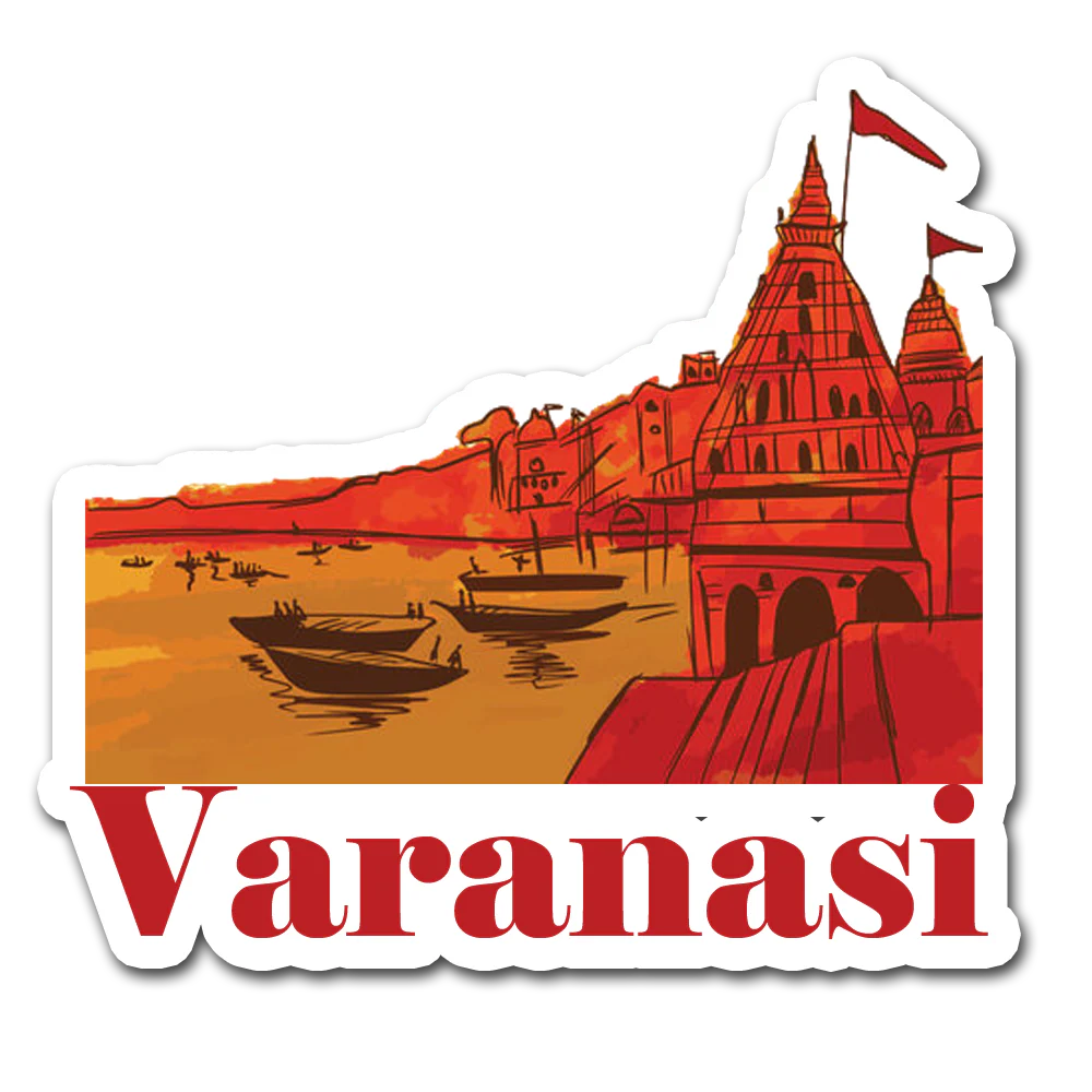 ShopTwiz Varanasi Travel City Lovely Door Magnets And Fridge Magnet
