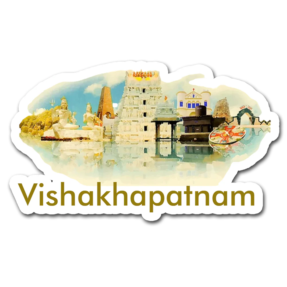ShopTwiz Vishakhapatnam Amazing City Lovely Door Magnets And Fridge Magnet