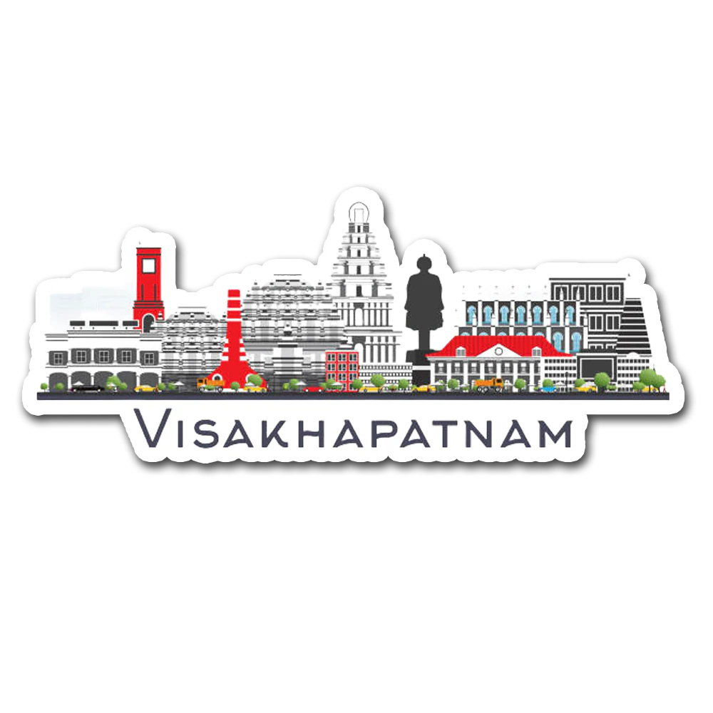 ShopTwiz Vishakhapatnam City Lovely Door Magnets And Fridge Magnet