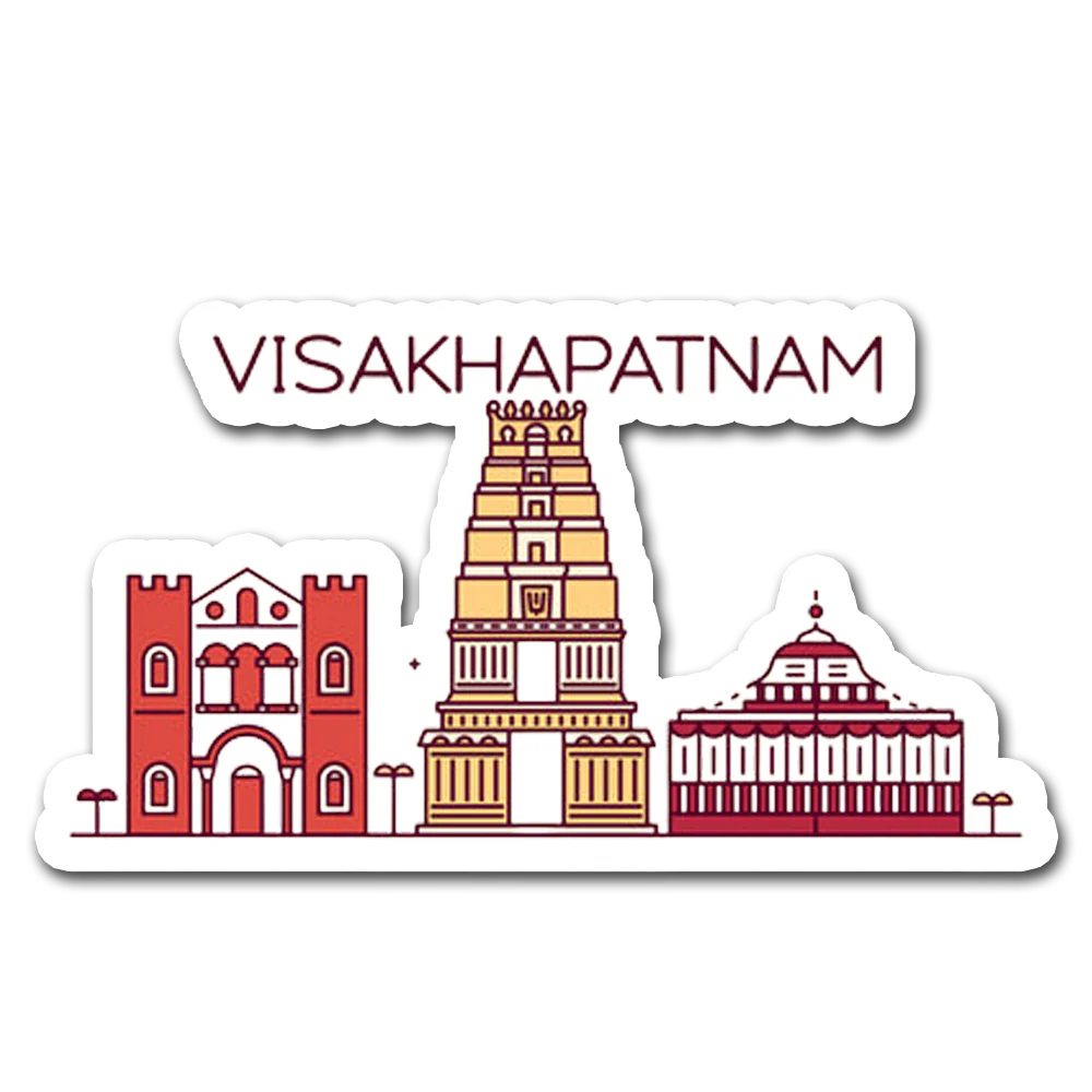 ShopTwiz Vishakhapatnam Tour City Lovely Door Magnets And Fridge Magnet