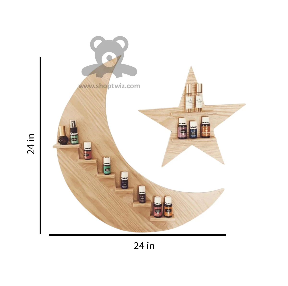 ShopTwiz Wooden 3-Box Stand for Decoration - Image 3