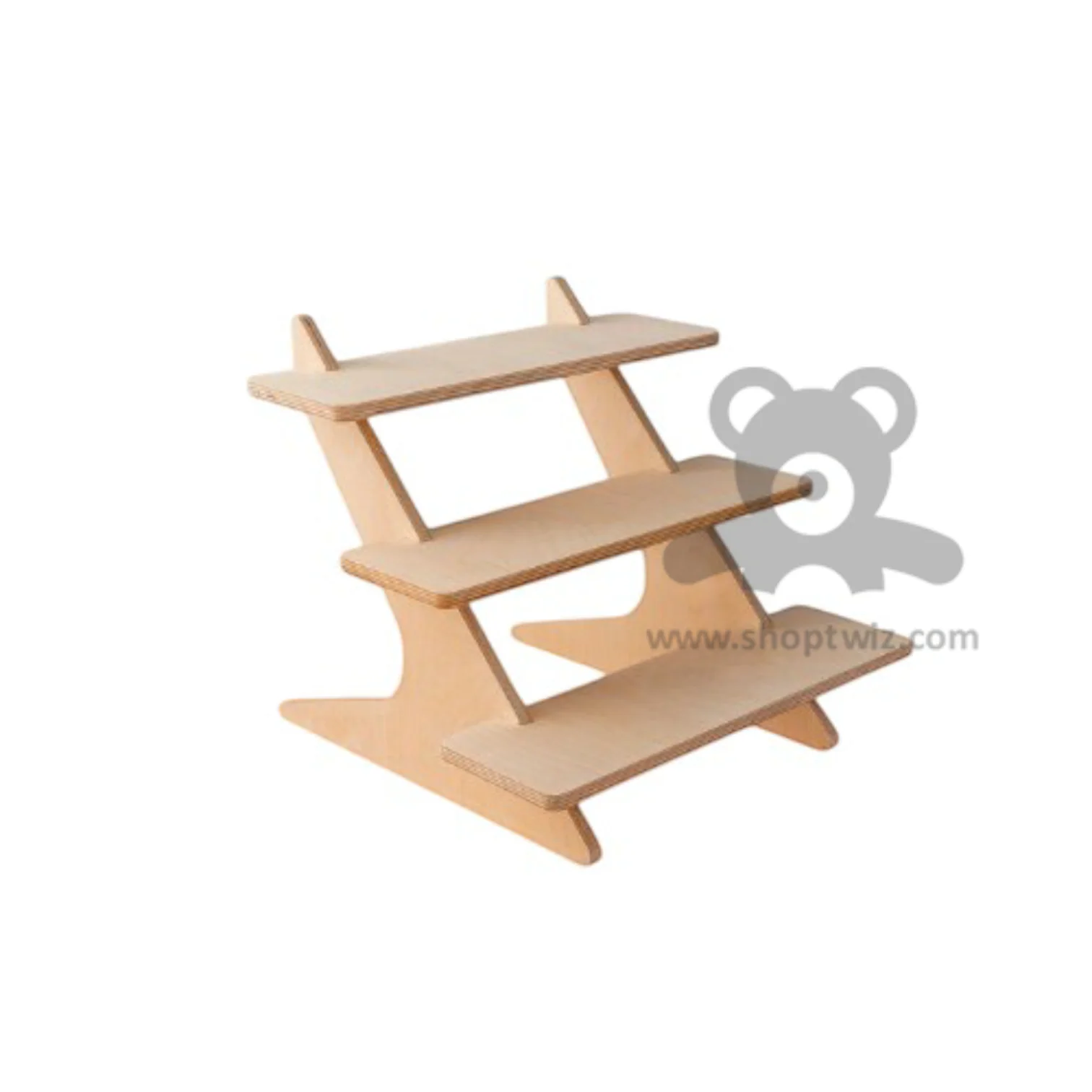 ShopTwiz Wooden 3-Box Stand for Kitchen - Image 2