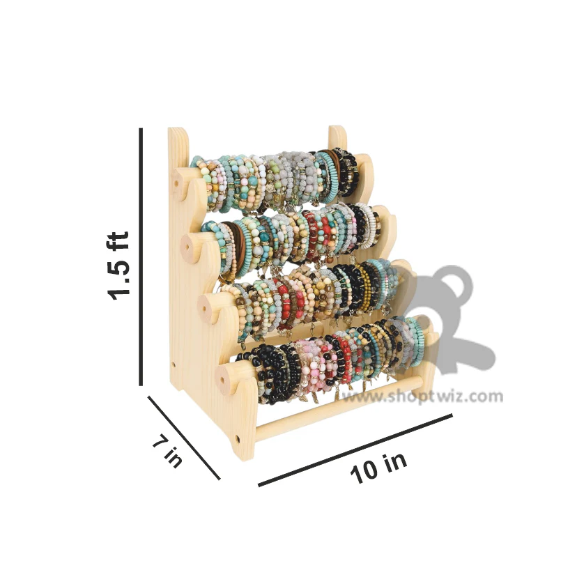 ShopTwiz Wooden Bracelet Display Stand - Image 3