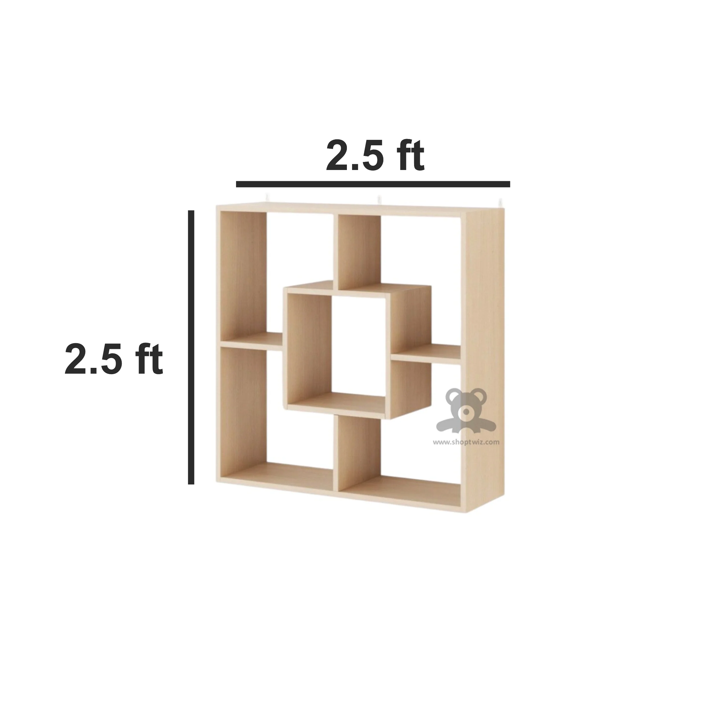 ShopTwiz Wooden Decorative 5-Box Design Stand - Image 3