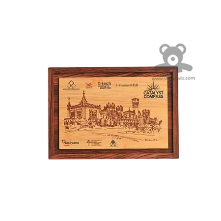 ShopTwiz Wooden Engraved Corporate Plaque – Customizable Recognition & Appreciation Award - Image 2