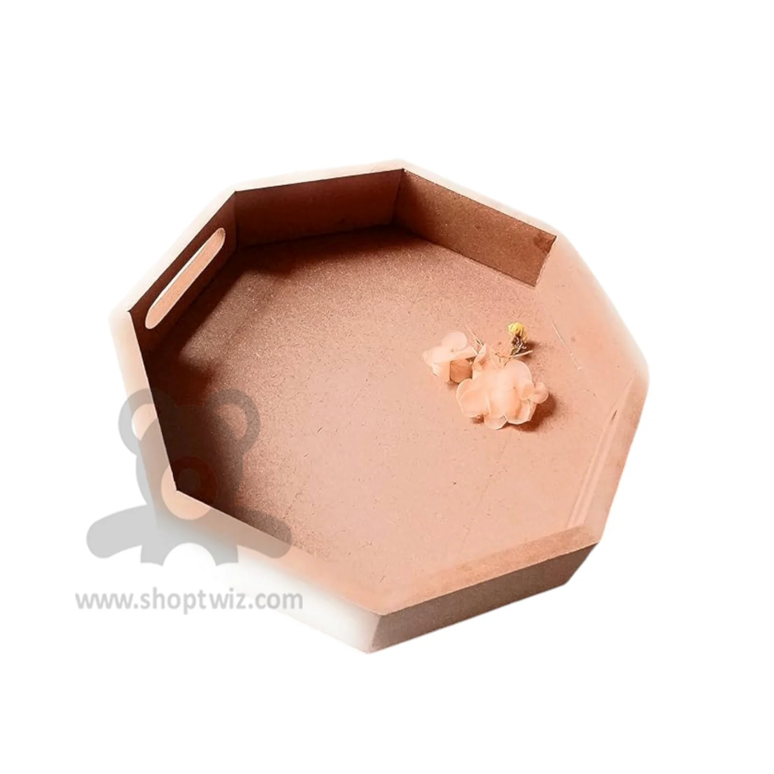 ShopTwiz Wooden Handicraft MDF Smooth Unfinished Plain Tray for DIY - Image 2