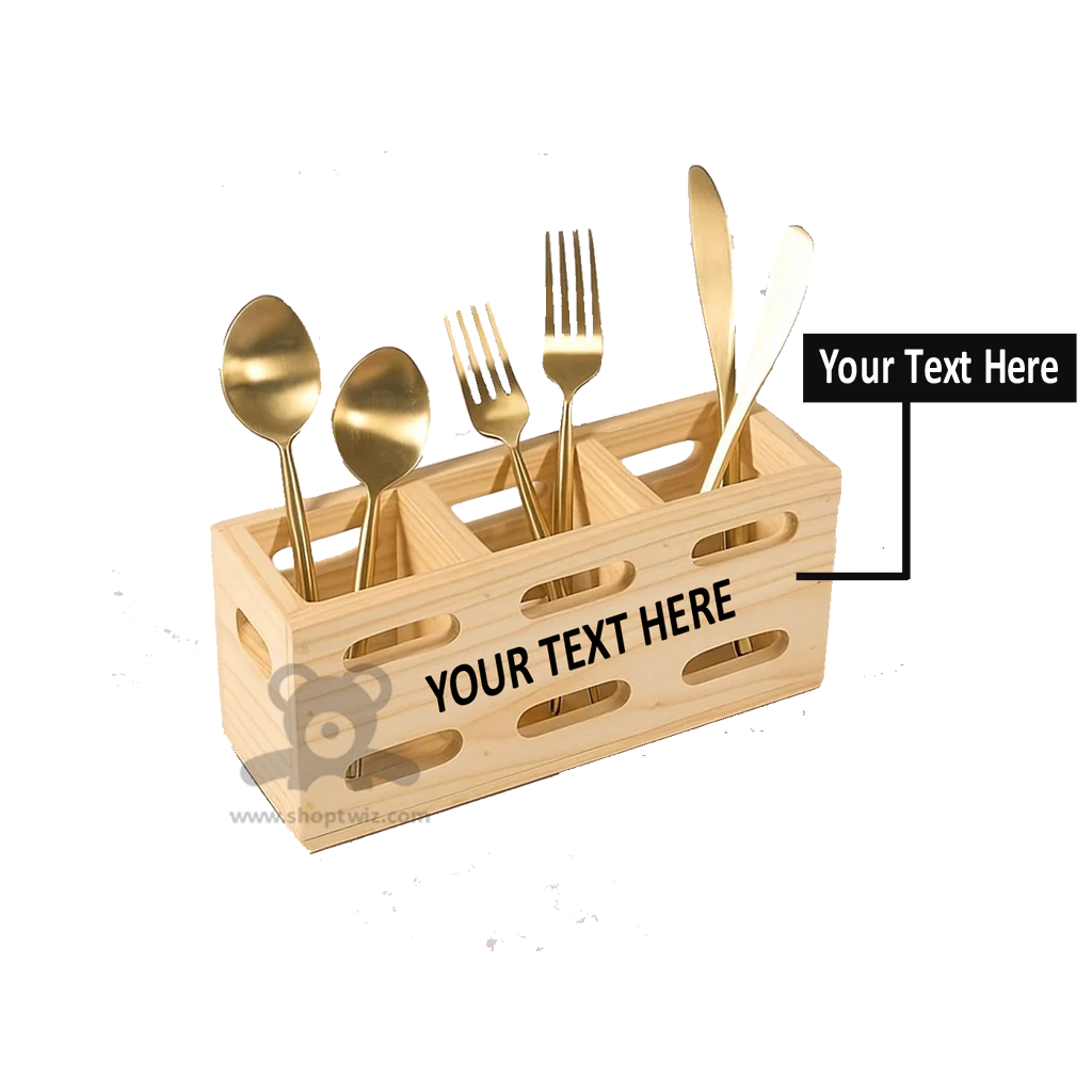 ShopTwiz Wooden Kitchen Spoon Stand – Elegant Corporate Gift & Table Organizer - Image 2