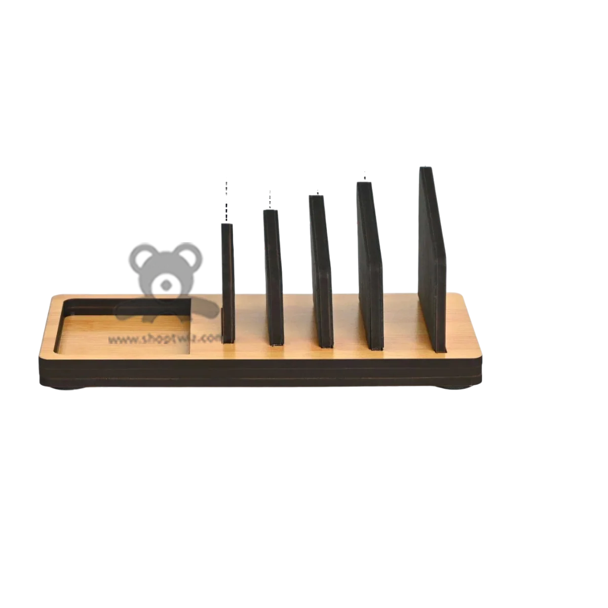 ShopTwiz Wooden Mobile & Tablet Stand – Customizable Corporate Gift Accessory - Image 2