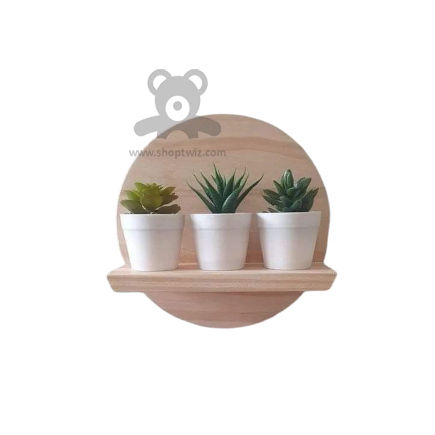 ShopTwiz Wooden Moon Decorative Stand for House - Image 2