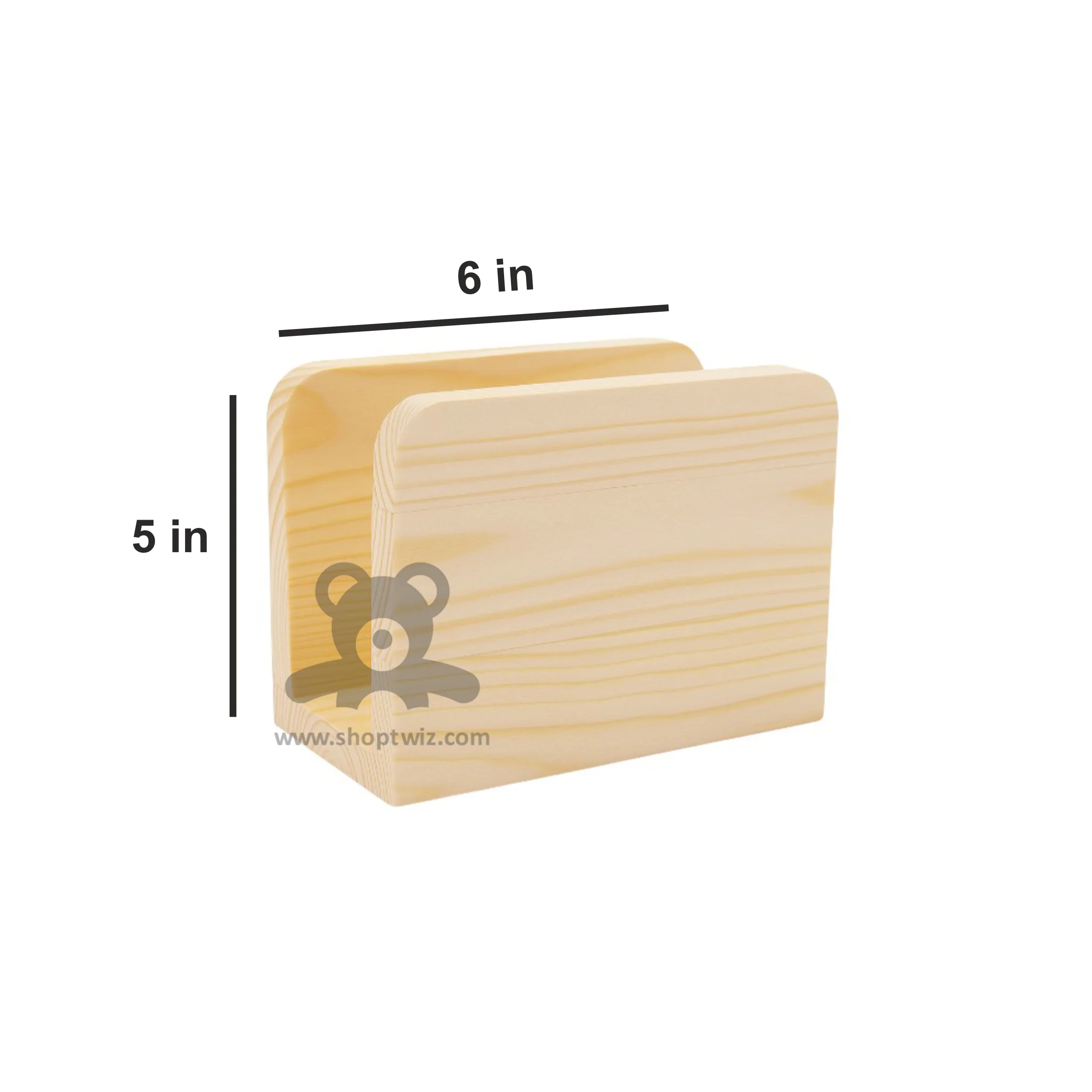 ShopTwiz Wooden Phone Stand for Office - Image 3