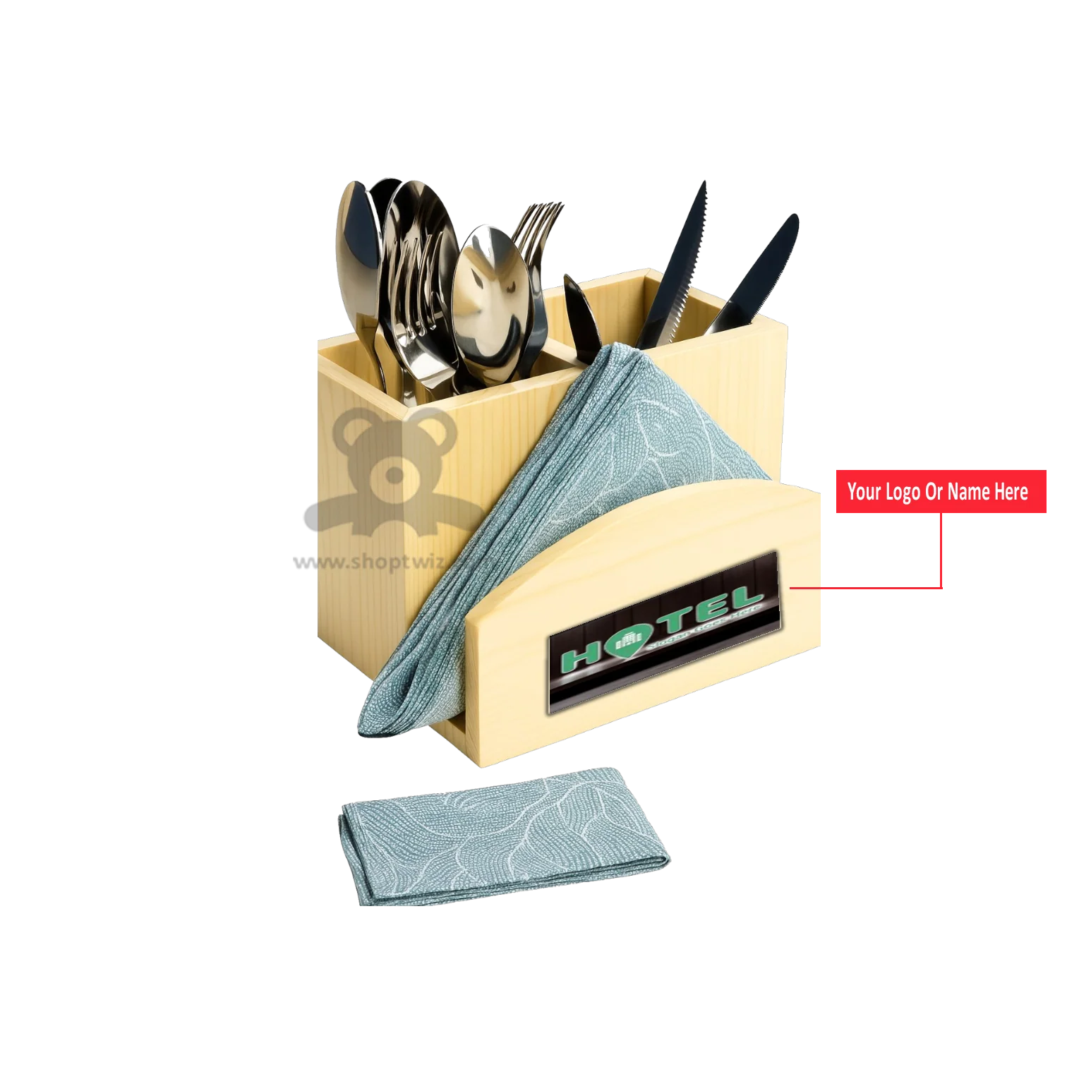 ShopTwiz Wooden Spoon Stand  2 box – Practical Corporate Gift & Elegant Kitchen Organizer - Image 2