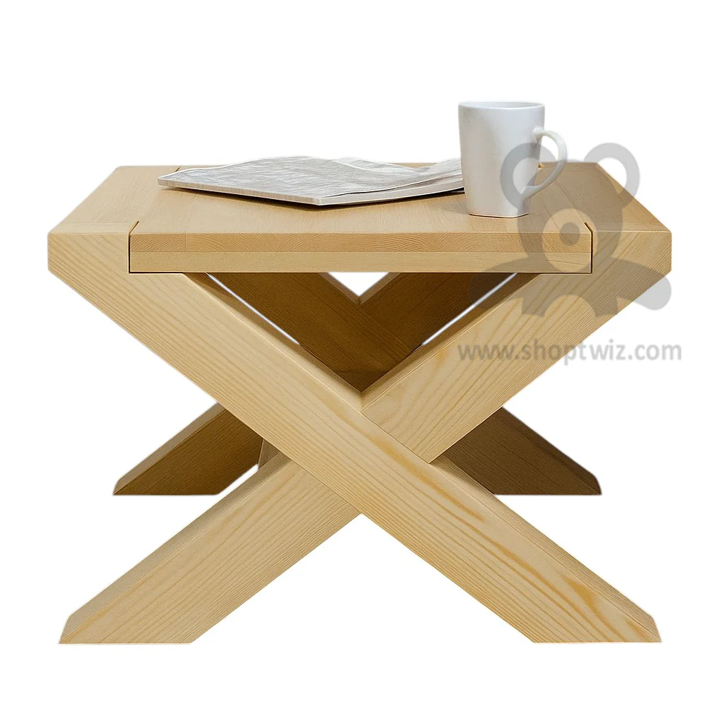 ShopTwiz Wooden Study and Dining Stand - Image 2