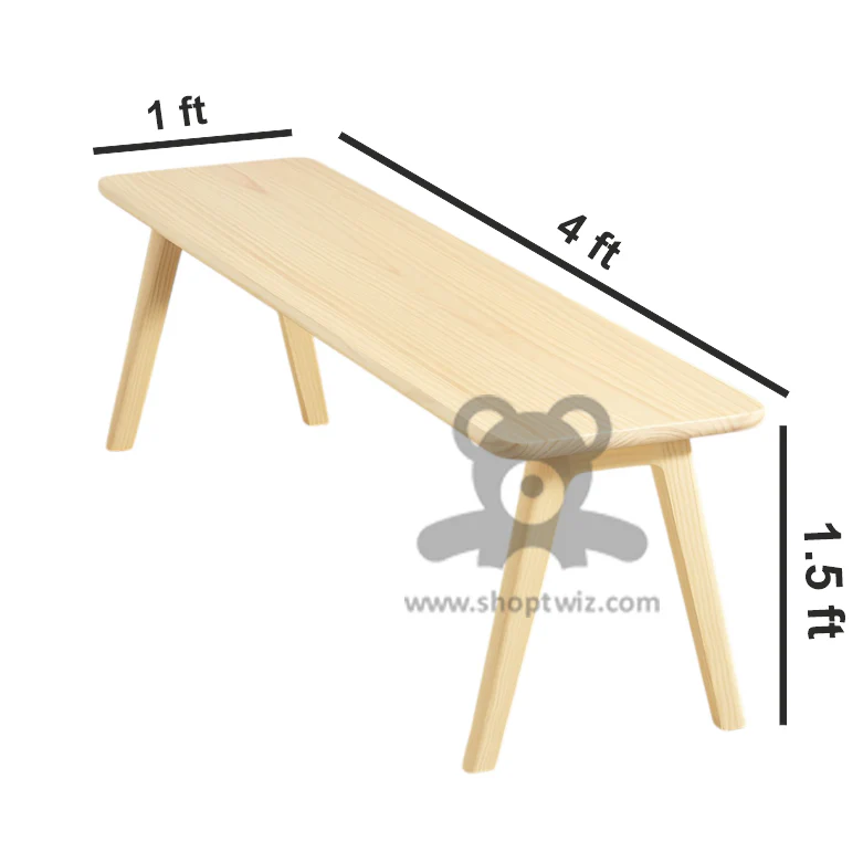 ShopTwiz Wooden Table Stand for Study - Image 3