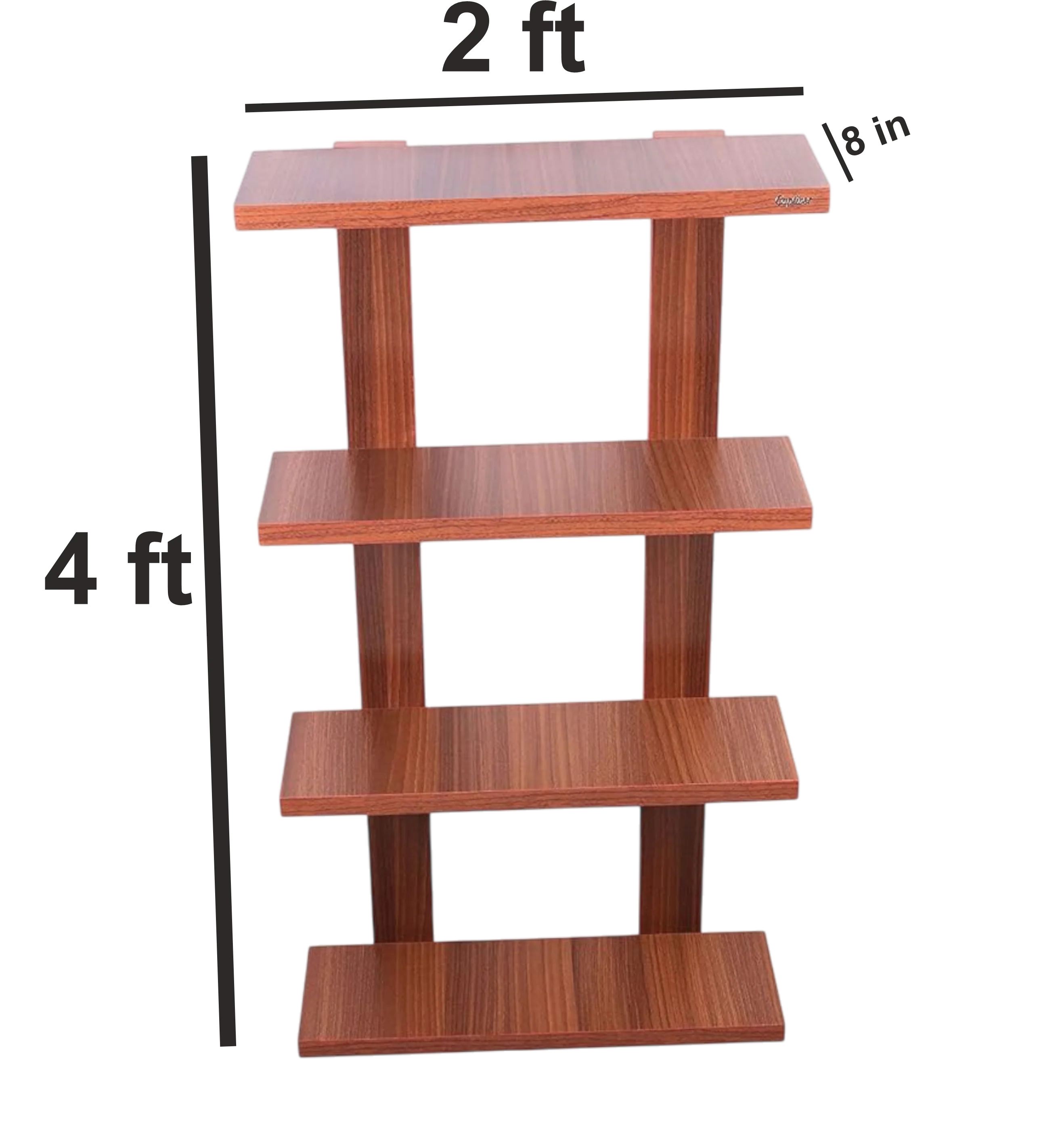 Shoptwiz Wooden Wall Design Plant Pot Stand Design - Image 3