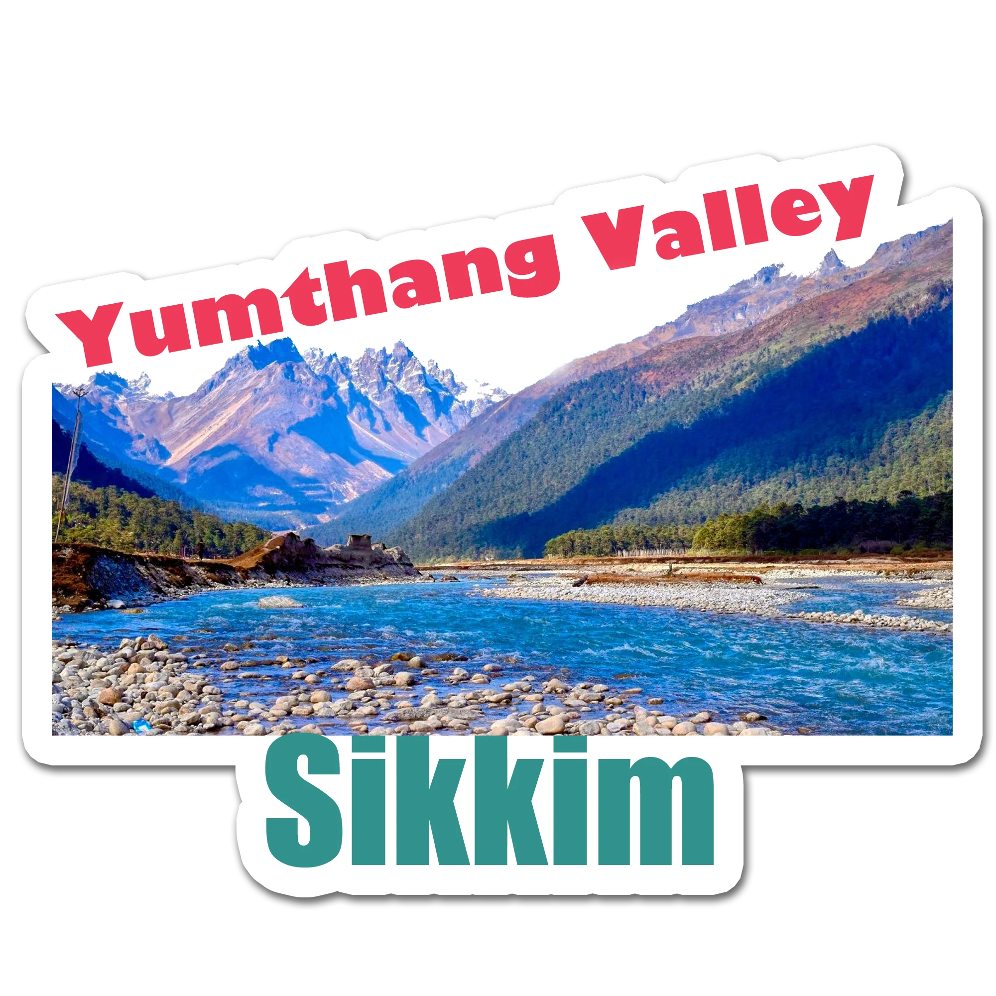 ShopTwiz Yumthang Valley (Sikkim ) Awesome City Lovely Door Magnets And Fridge Magnet