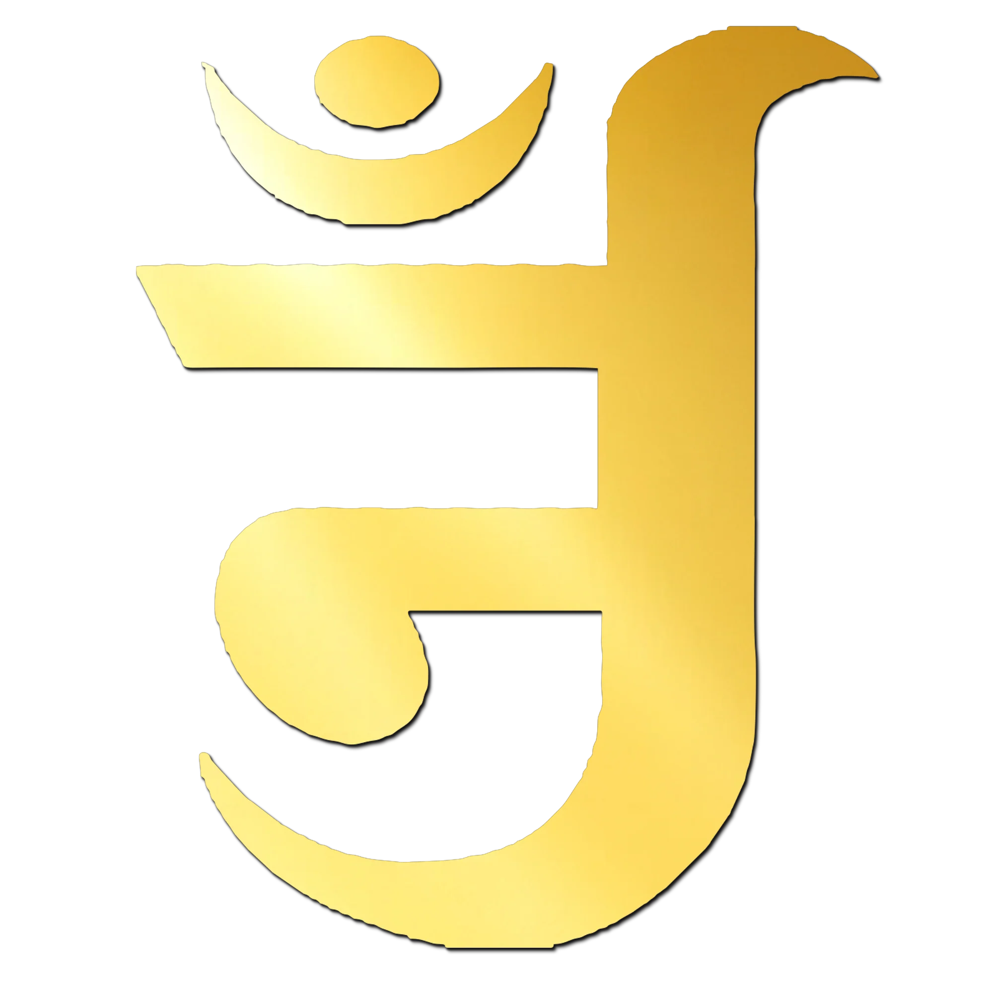Shri jain Golden Acrylic Cutout for Resin Art / Art and Craft