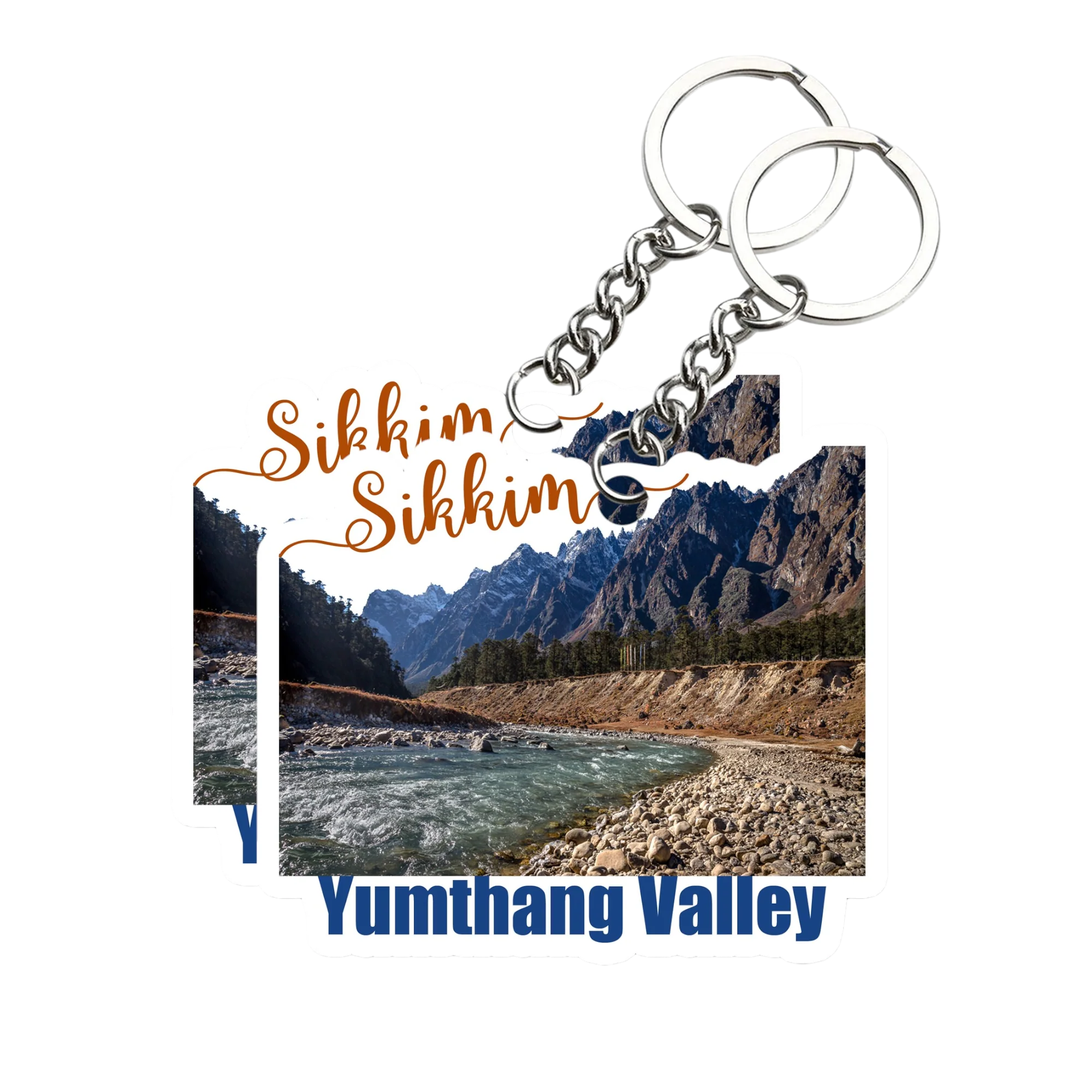 Sikkim Yumthang Valley Key chain ( Set of 2 ) - Image 2