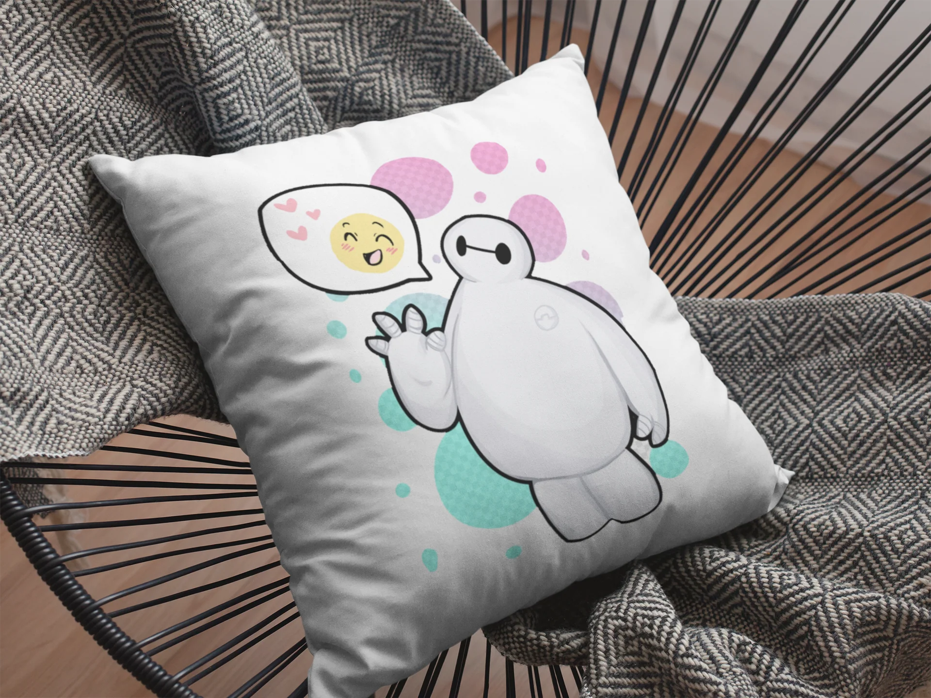 Baymax Printed Cushion - Image 2