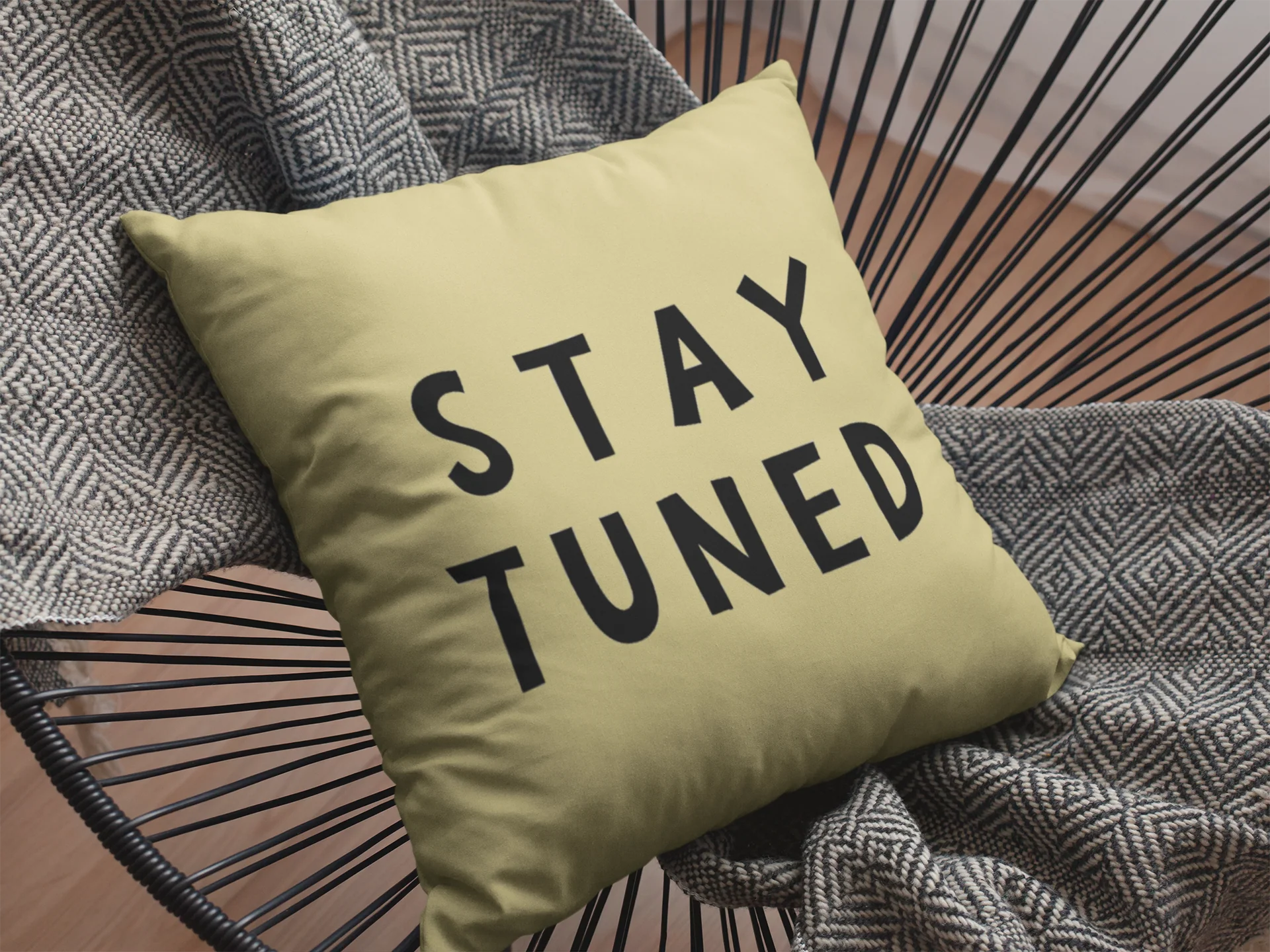 Stay Tuned Printed Cushion - Image 11