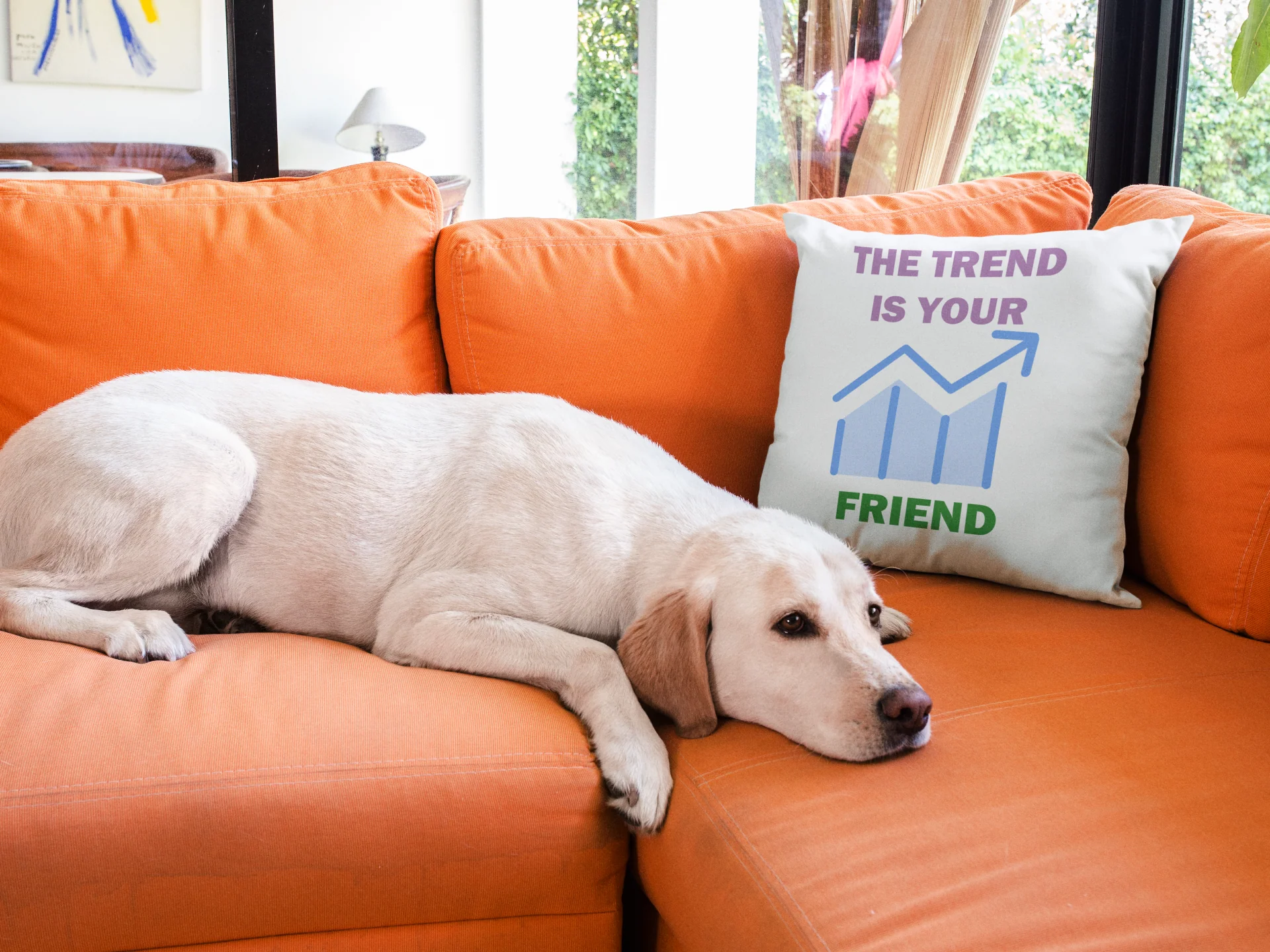 The Trend Is Your Friend Printed Cushion - Image 3