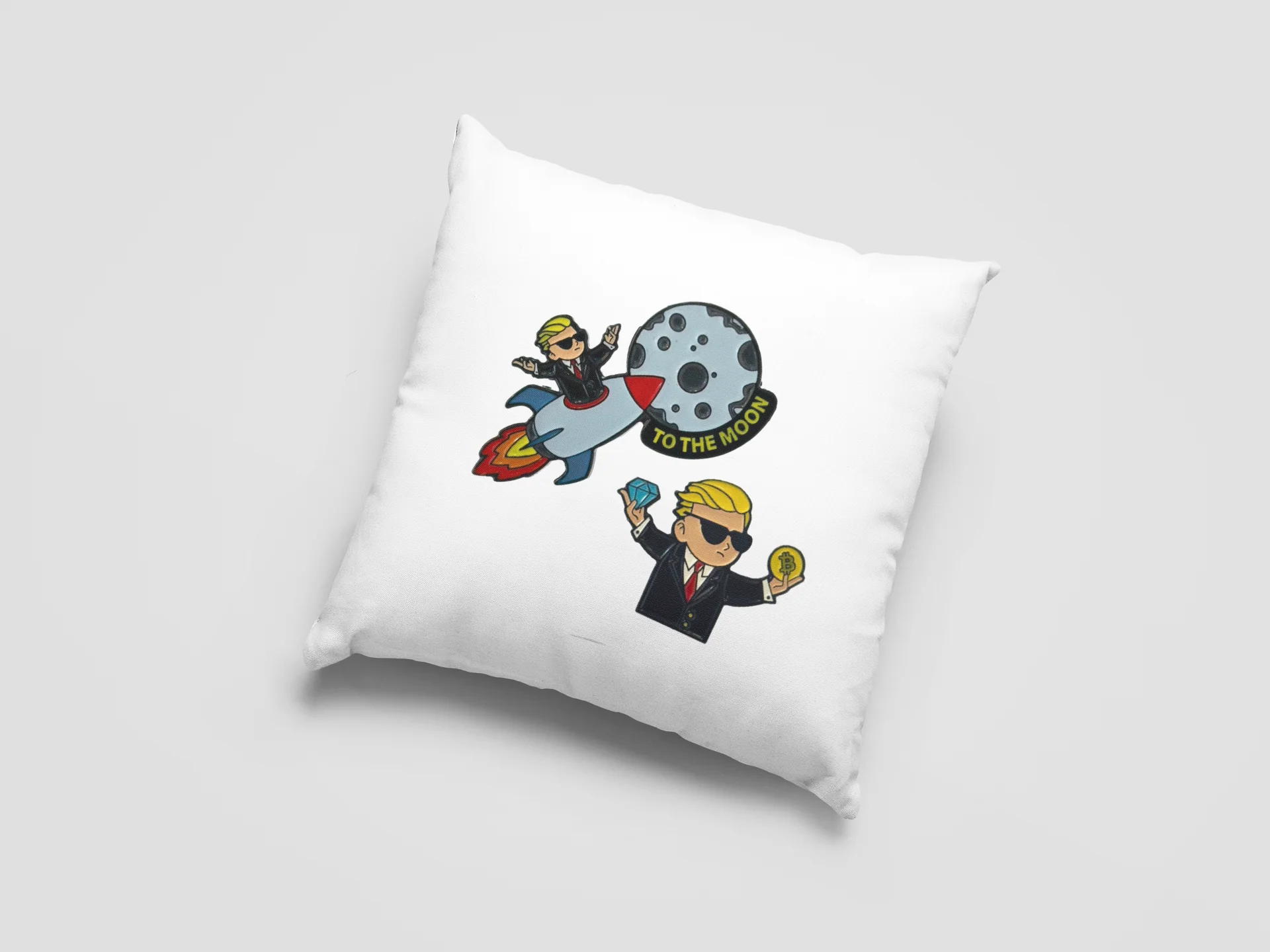 Stock Market Printed Cushion