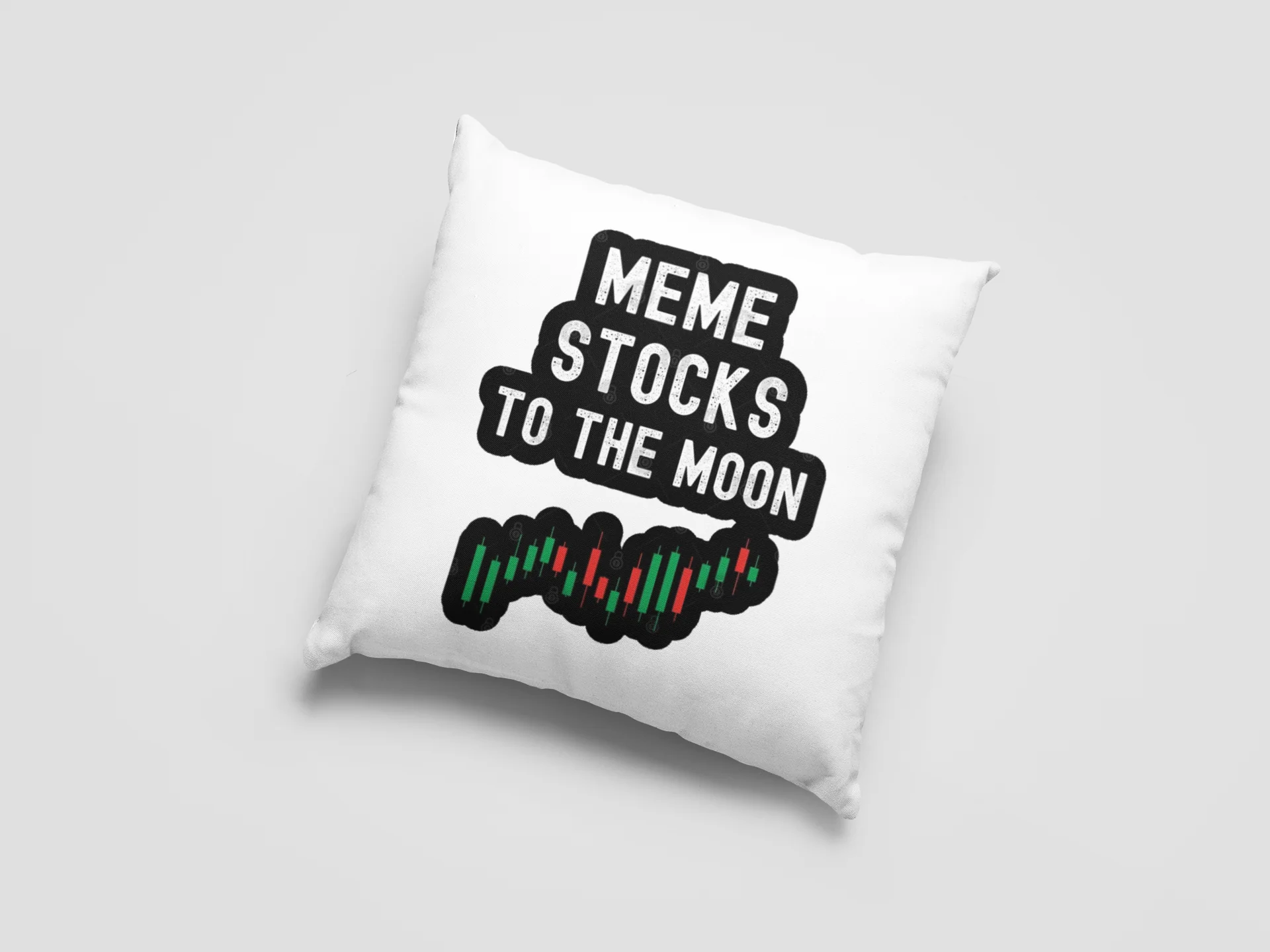 Stock Market Printed Cushion