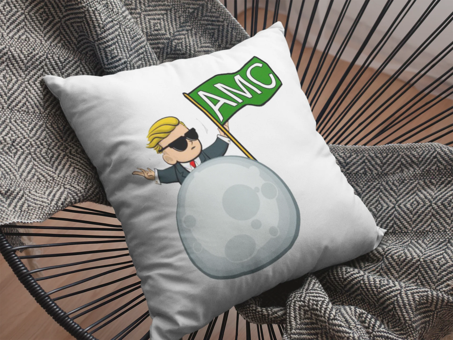 AMC Printed Cushion - Image 2
